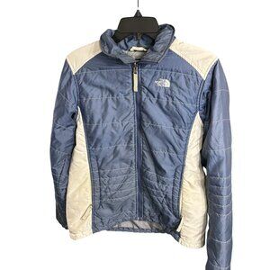 North FaceTri-Climate Banshee Jacket Size Medium Puffer Jacket Blue White